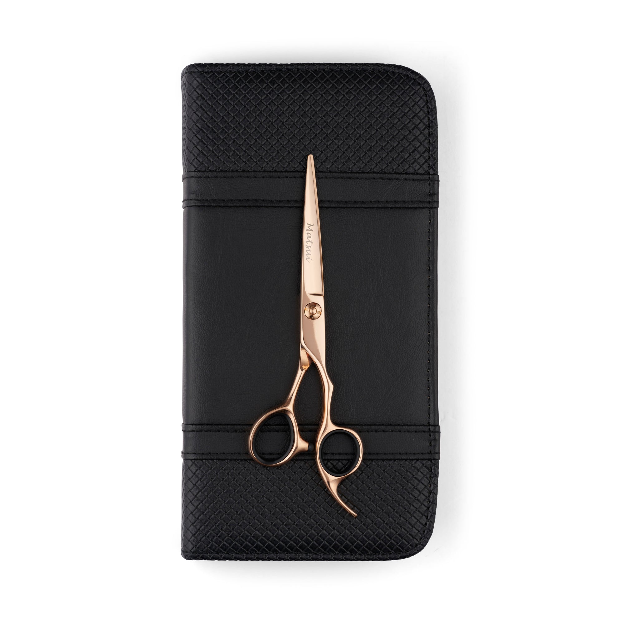 Matsui Lightweight Classic Offset Rose Gold Cutting Scissor (6950368084051)