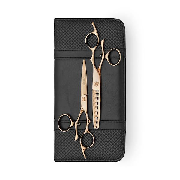 Matsui Rose Gold Swivel 6 inch Scissor Thinner Combo (3529589325907)
