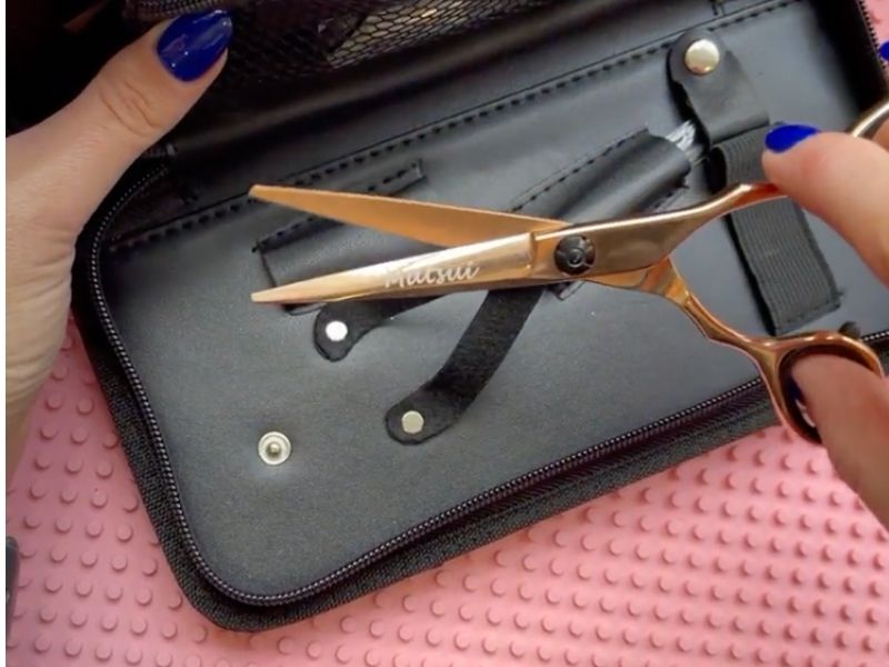 What is the correct maintenance of hair shears?