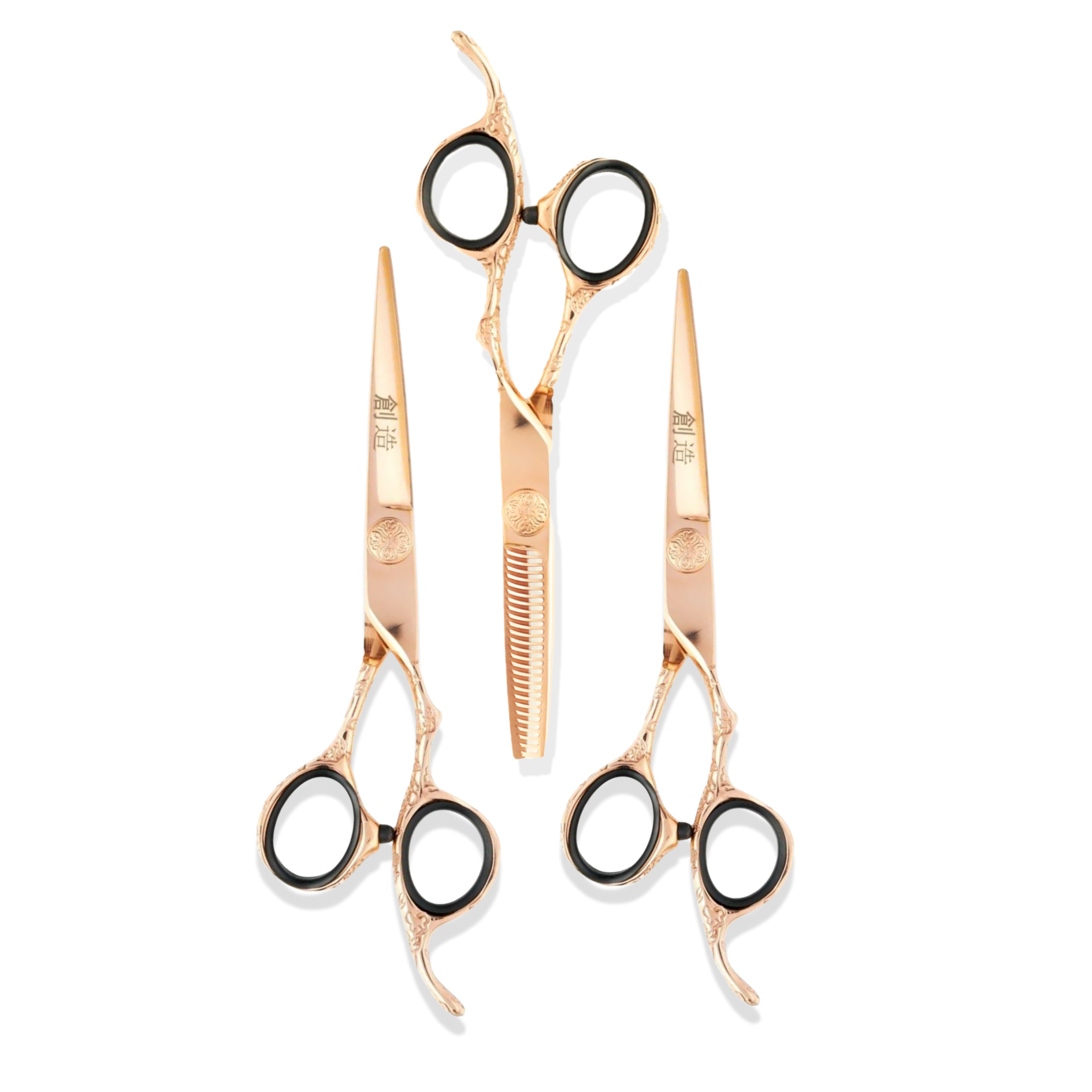 Sozu Luxe Series Triple Set Hairdressing Scissors - Scissor Tech UK