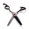 Ergo Diamond Matte BlackThinning Scissors (7116600770643)