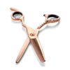 Rockstar Rose Gold Thinning Scissors (7116592480339)