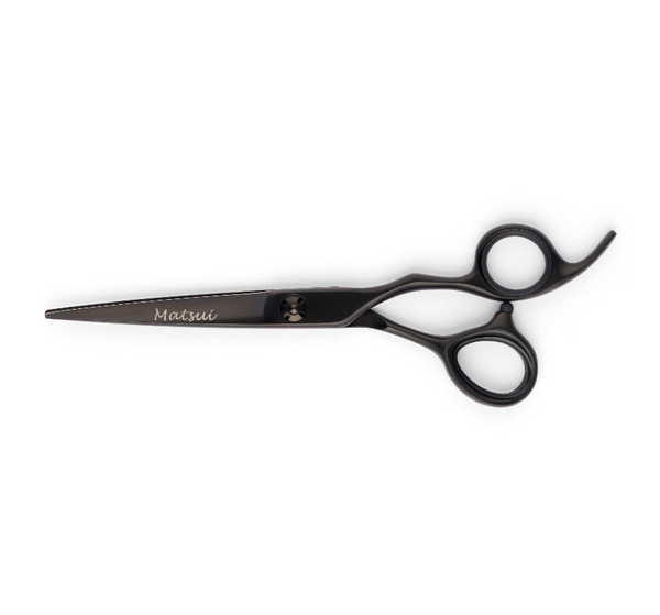 Matsui Lightweight Classic Matte Black Offset Cutting Scissor Scissor