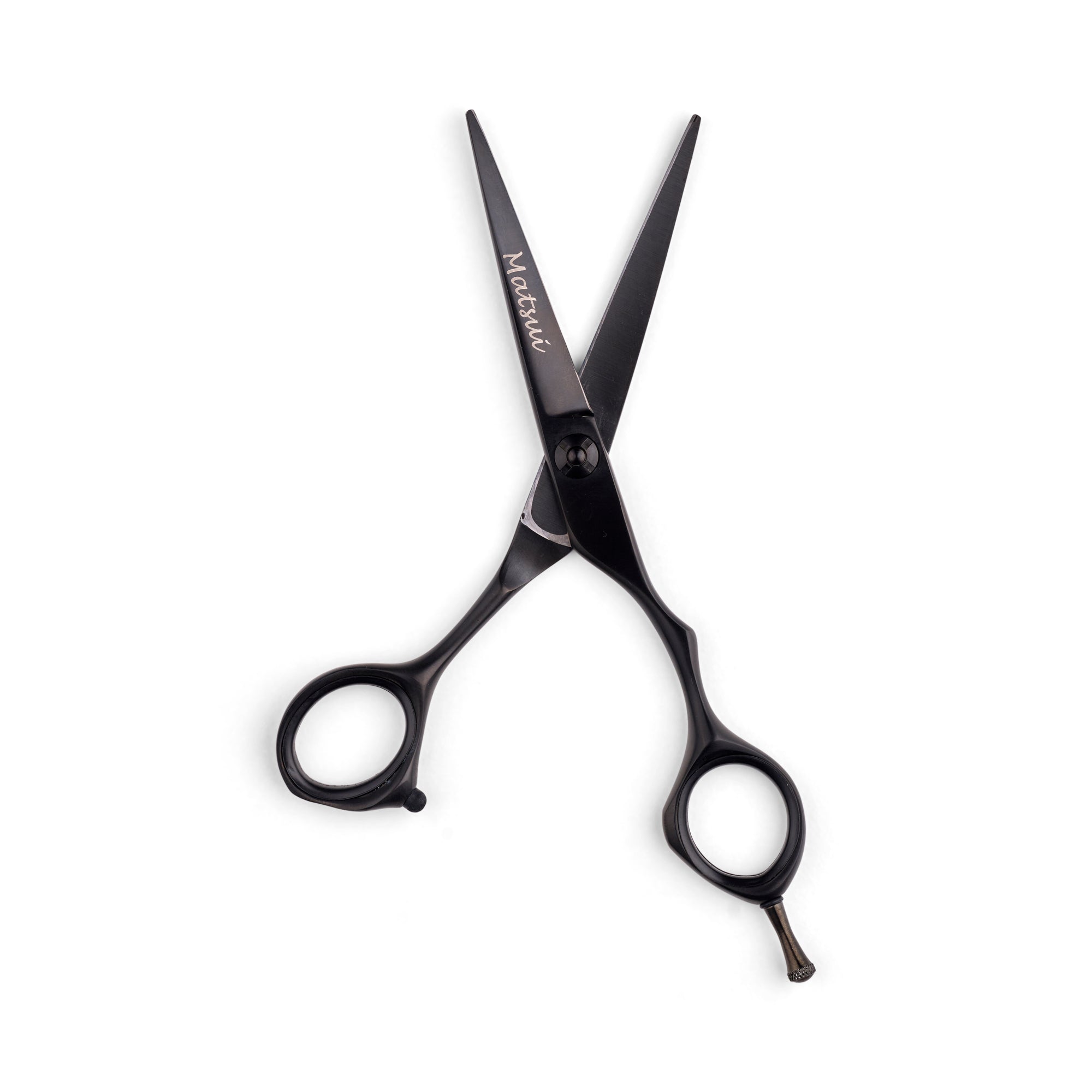 Ultra Light Matte Black Cutting Scissors (7051318394963)