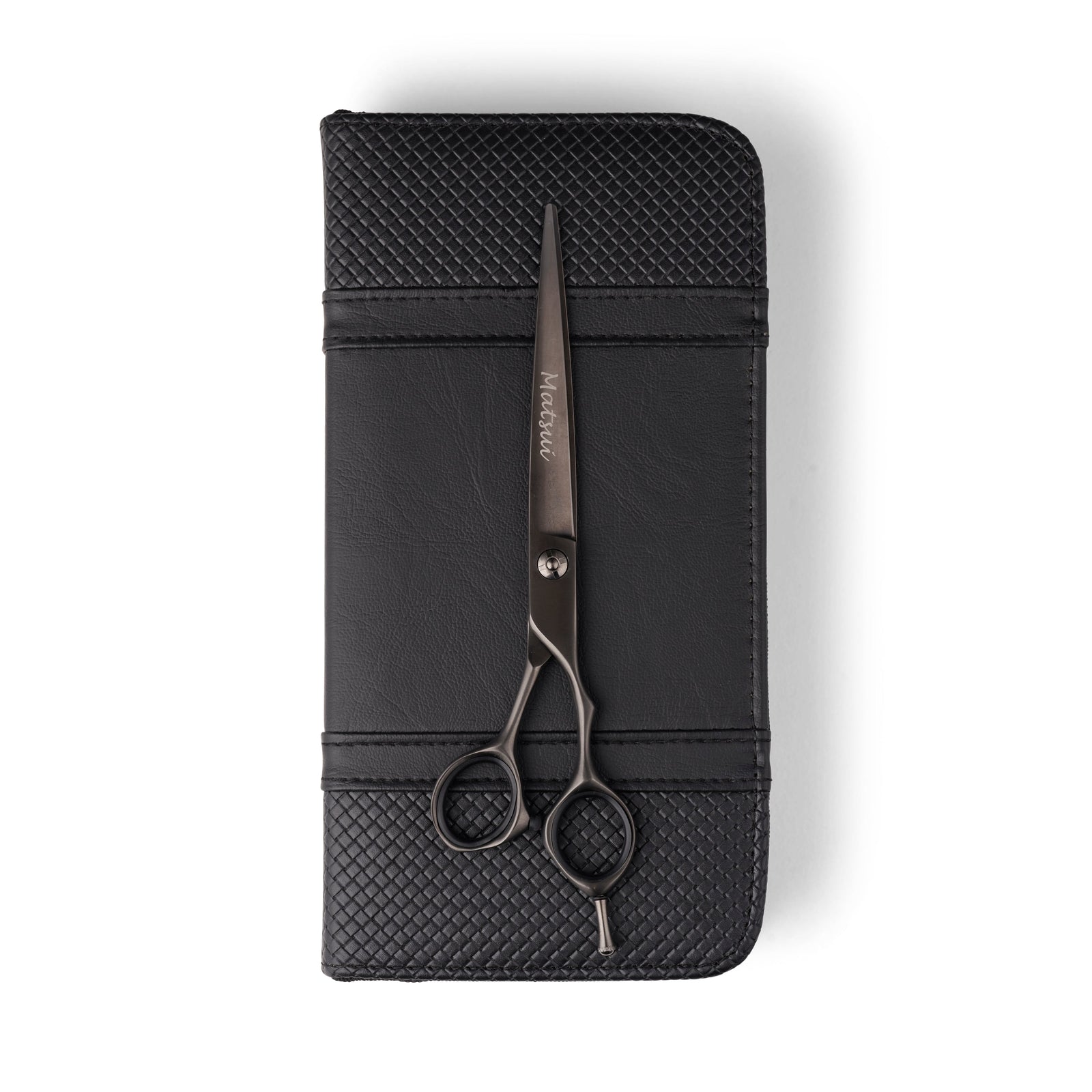 Barber Ultra Light Matte Black Cutting Scissors (7113706504275)