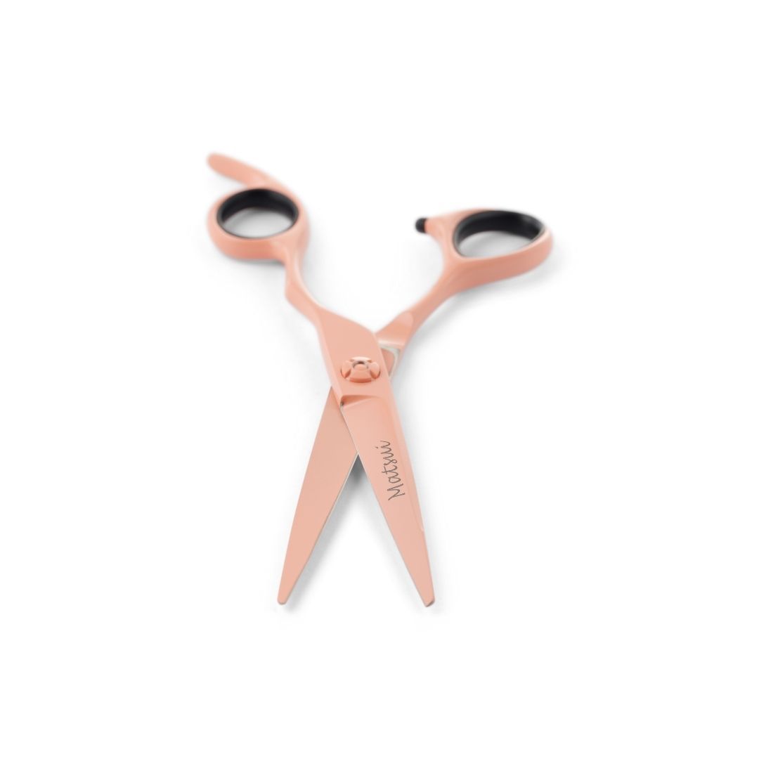 Matsui Pastel Peach Cutting Scissor (6659157753939)