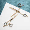 Matsui Swivel Rose Gold Lefty Scissor Thinner Combo (6785518633043)