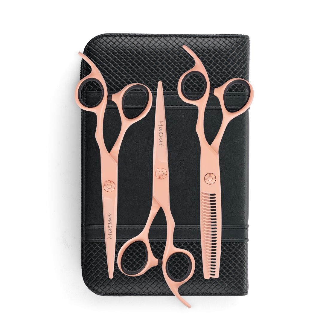 Matsui Pastel Peach Cutting Scissor 5.5 inch