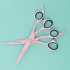 Lefty Matsui Pastel Pink Hair Scissors Combo (6900597260371)