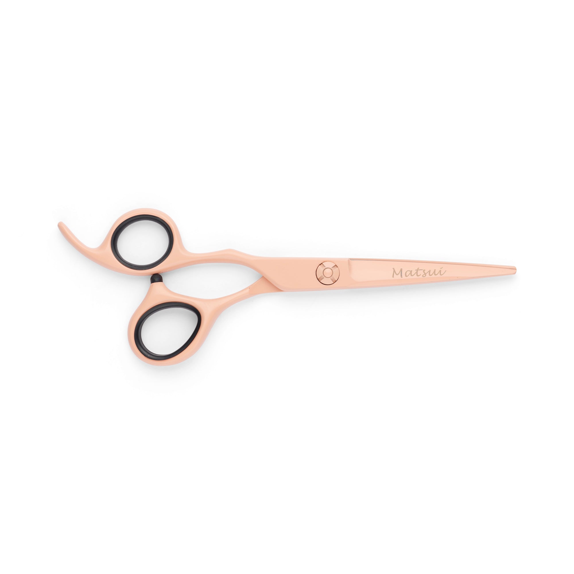 Lefty Matsui Pastel Peach Combo Hairdressing Scissors (6900598571091)