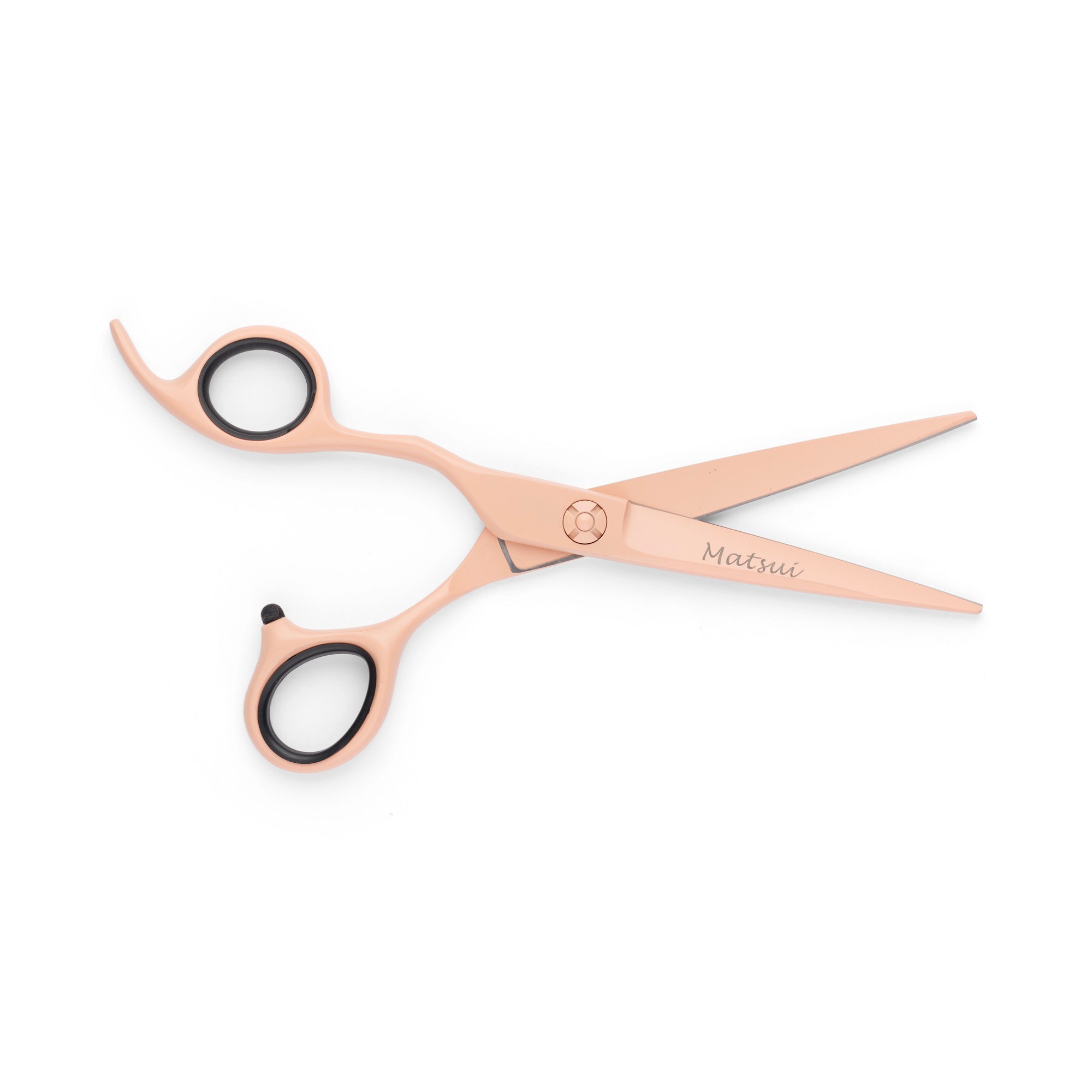 Lefty Matsui Pastel Peach Hair Scissors Triple Set (6900599095379)