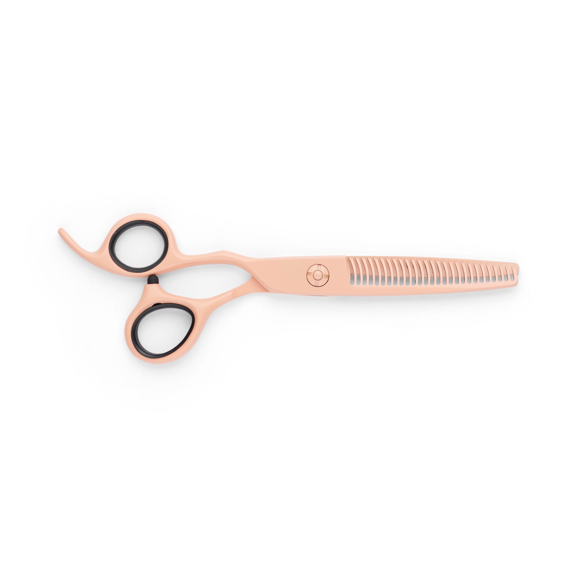 Lefty Matsui Pastel Peach Combo Hairdressing Scissors (6900598571091)