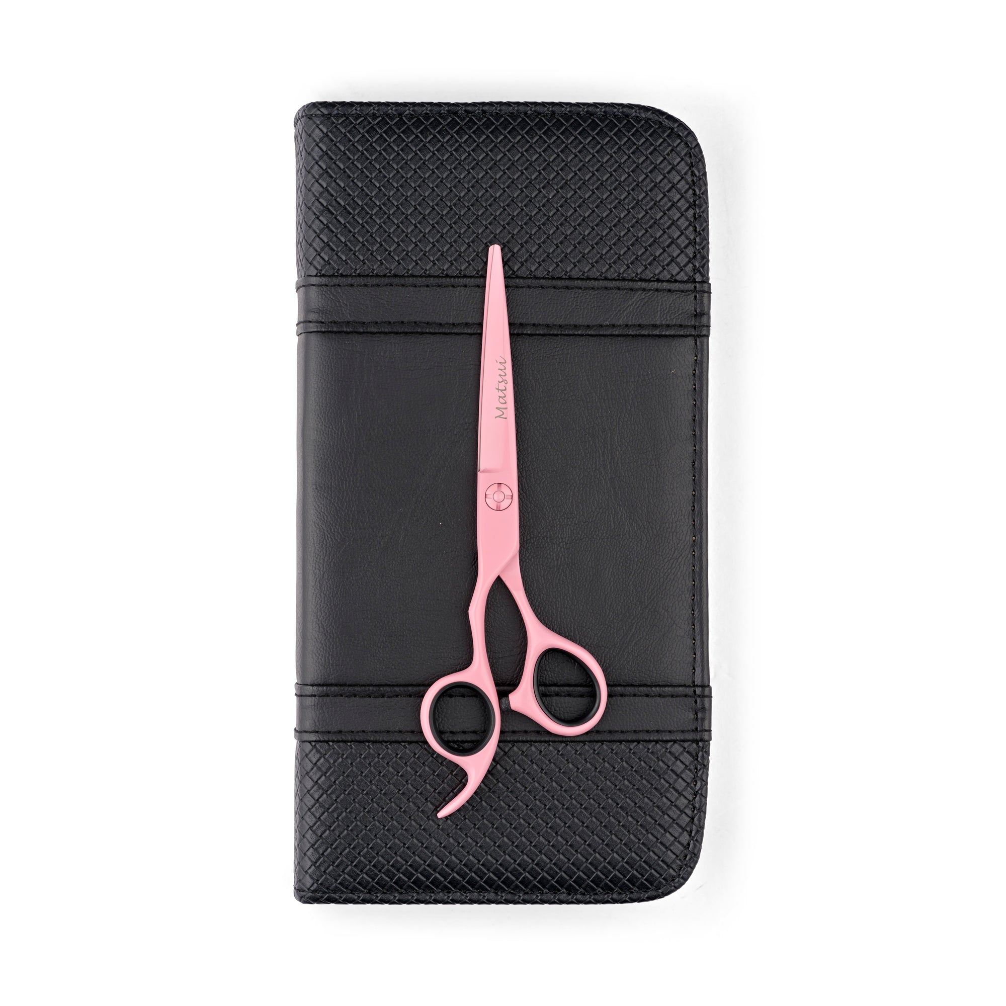 Lefty Matsui Pastel Pink Hair Cutting Scissor (6900596703315)