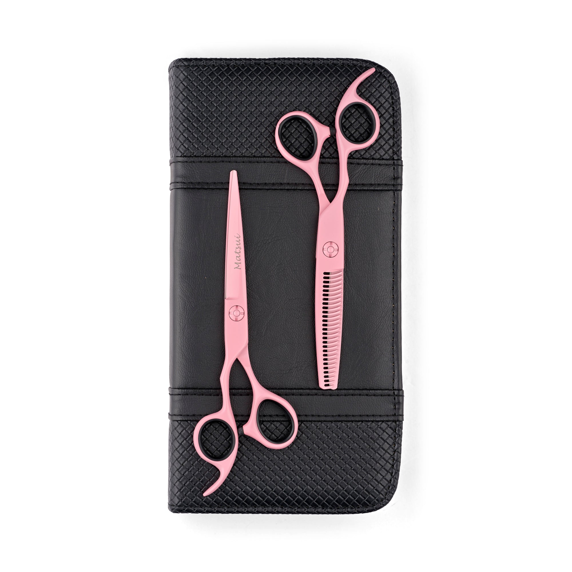 Lefty Matsui Pastel Pink Hair Scissors Combo (6900597260371)