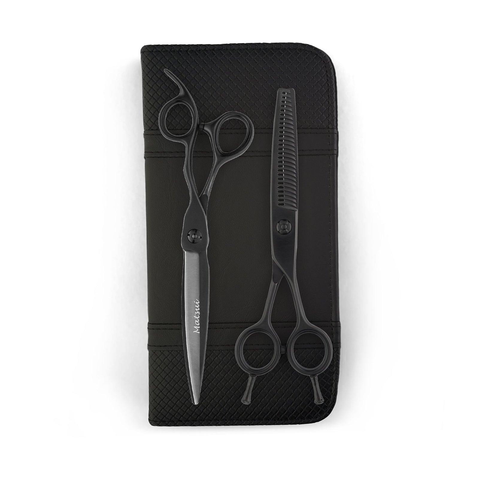 Matsui VG10 Sword Scissor Thinner Combo - Matte Black (4682967515219)
