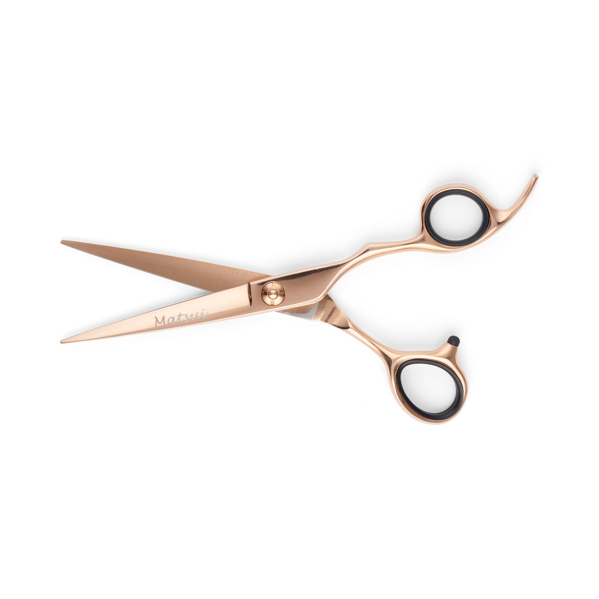 Matsui Lightweight Classic Offset Rose Gold Cutting Scissor (6950368084051)