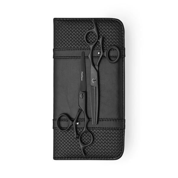 Matsui Matte Black Swivel Scissor Thinner Combo (1477288689747)