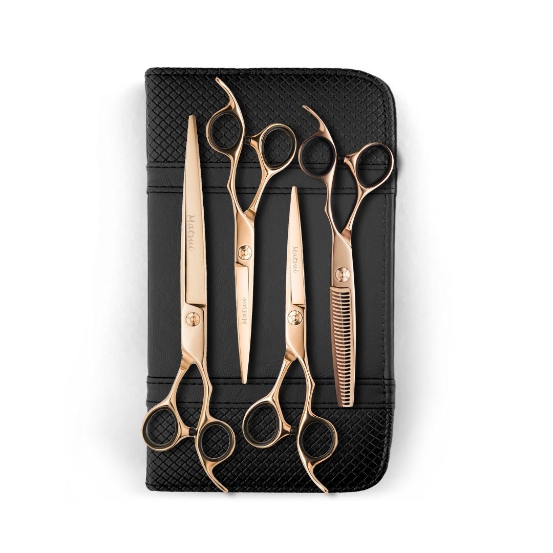 Matsui Rose Gold Hairdressing Shears Refresh (6903227351123)