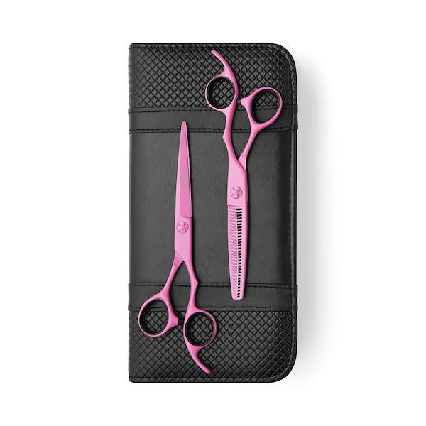 Matsui 2020 Neon Pink Offset Scissor Thinner combo (2354763235411)