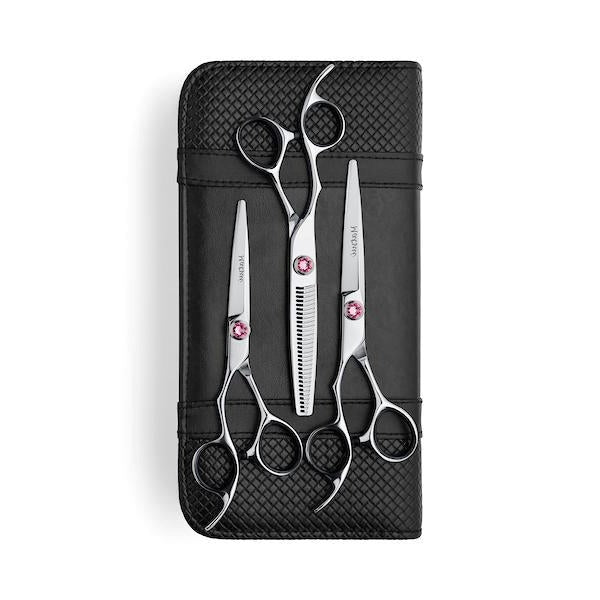 2022 Lefty Matsui Swarovski Elegance Pink Scissors, Triple Set (Limited Edition) (4662301720659)