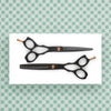 Luxury Matsui Precision Matte Black Hair Stylist Scissors &amp; Thinner Combo (6775790469203)