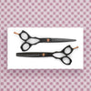 Deluxe Matsui Precision Matte Black Hair Stylist Scissors &amp; Thinner Combo (6775791026259)