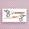 Premium Matsui Precision Rose Gold Hair Stylist Scissors &amp; Thinner Combo (6775793188947)