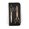 Matsui Offset Drop Handle Scissor Thinner Combo - Rose Gold (4682208542803)