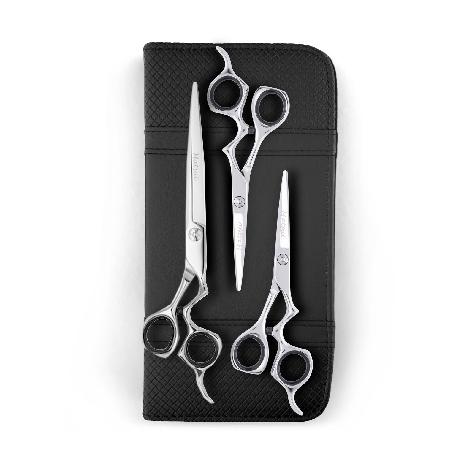 Matsui Classic Ergo Support Scissor Silver Triple Set (6703672295507)
