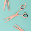 Lefty Matsui Pastel Peach Hair Scissors Triple Set (6900599095379)