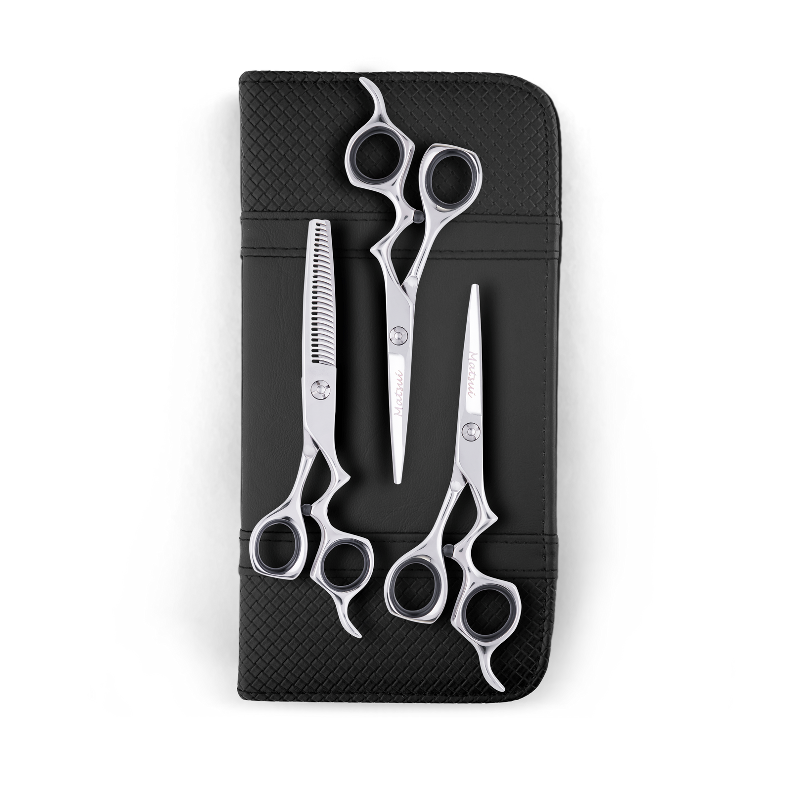 Matsui Classic Ergo Support Silver Scissor Thinner Triple Set (6703673245779)