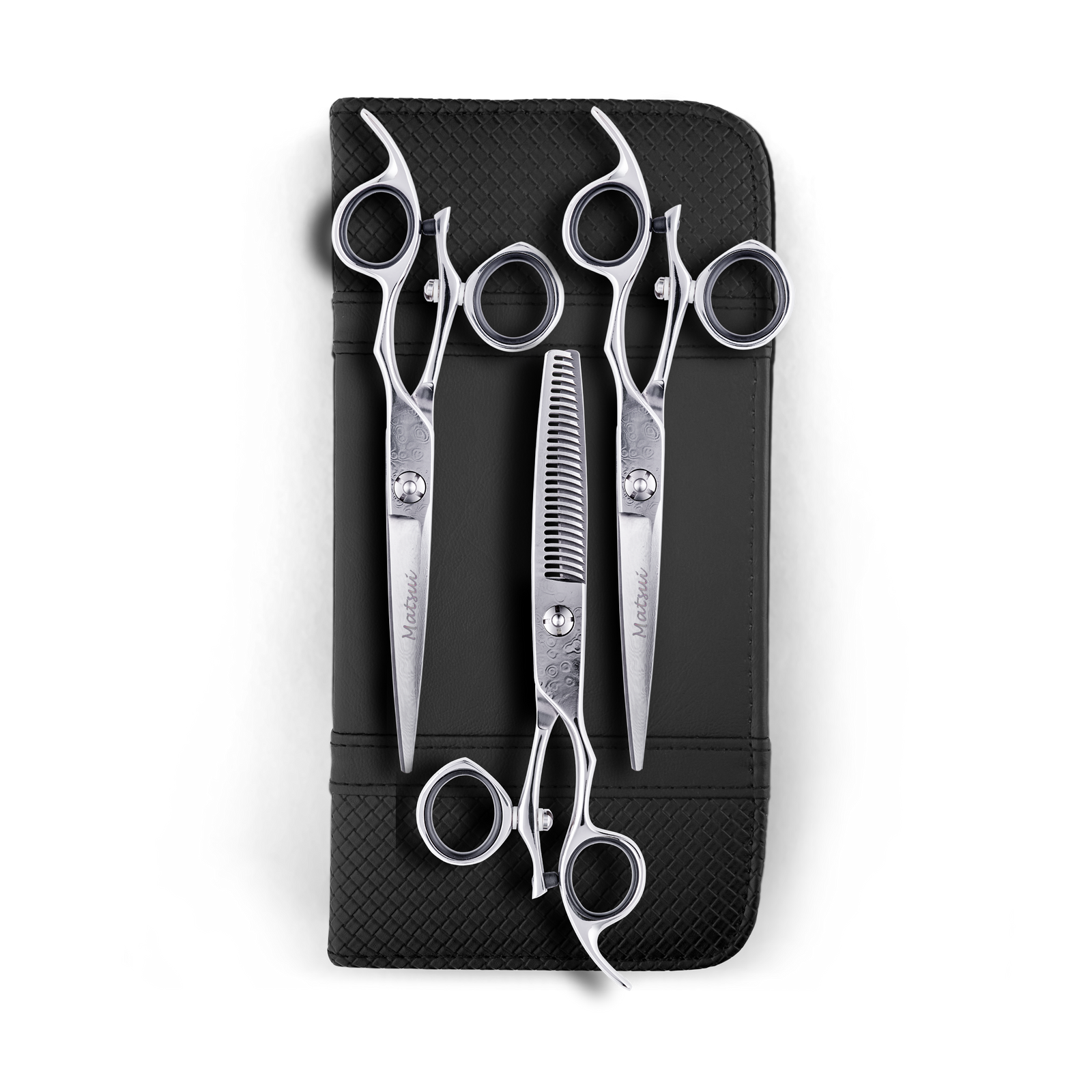 Matsui Rose Gold Swivel 5.5 inch Scissor Thinner Combo